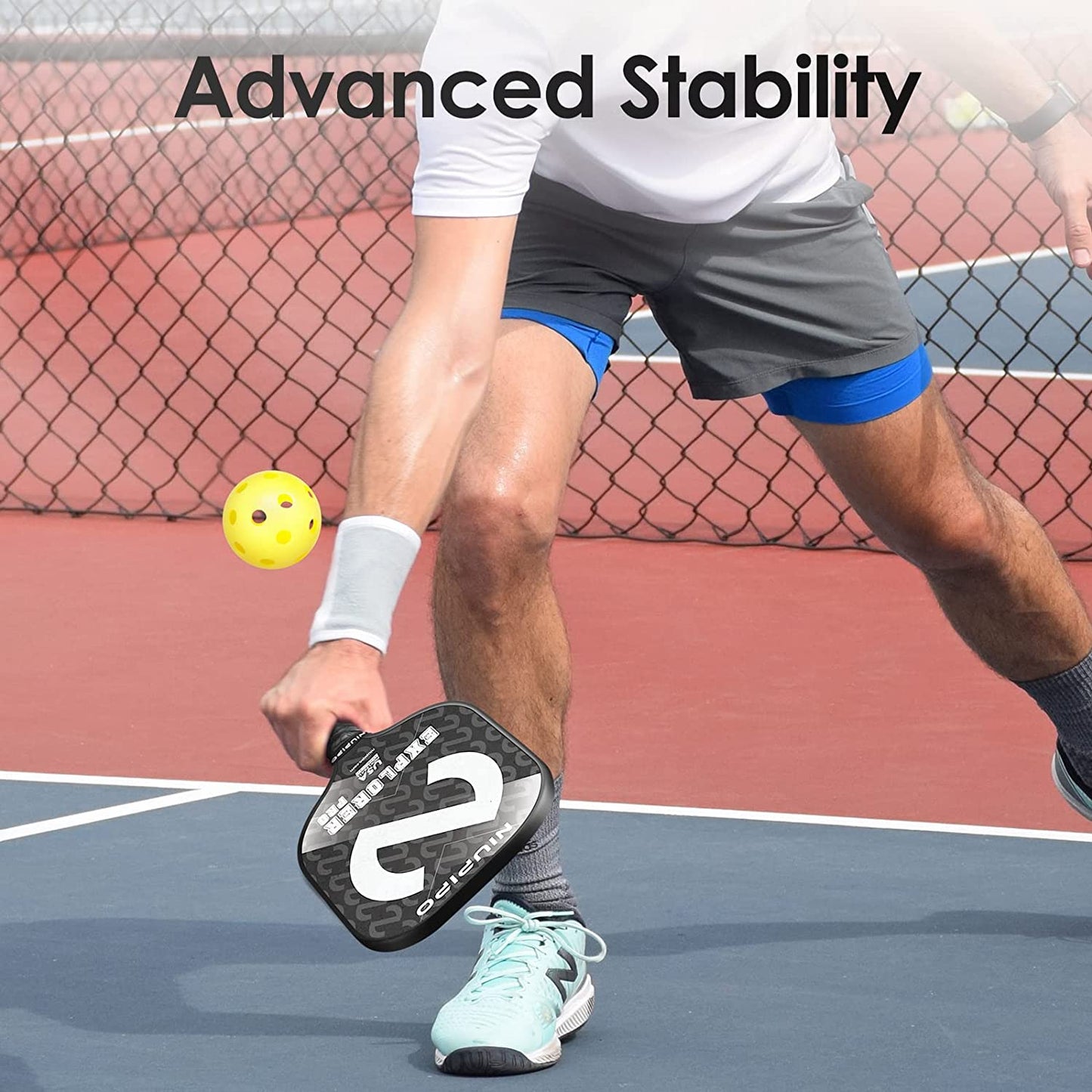 Pro Pickleball Paddle, USAPA Approved Pickleball Racket, T700 Carbon Fiber(Cfs) W/Spray Grit Texture, 16MM Polypropylene Honeycomb Core, Enhanced Control Ergonomic Grip for Professional Player